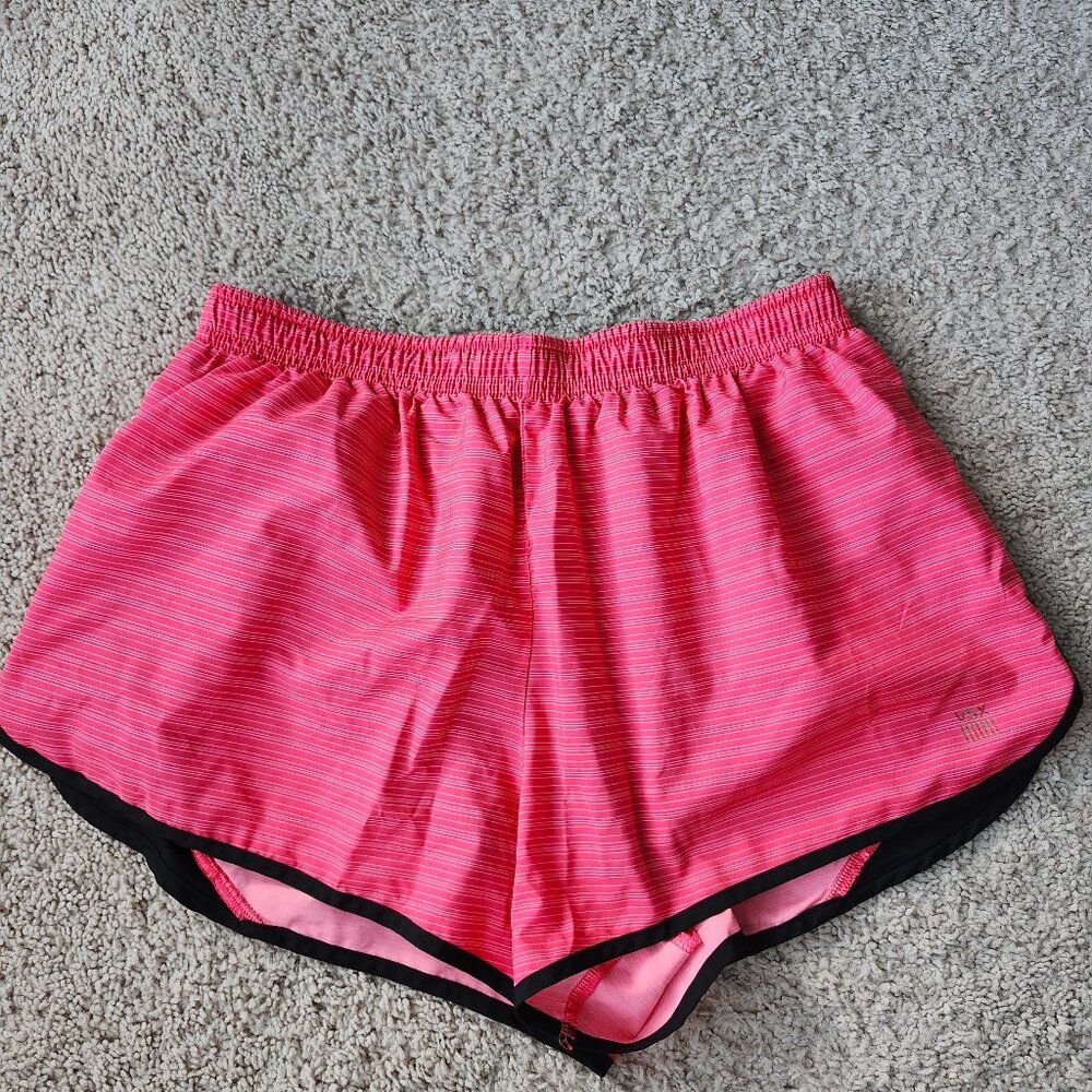 Made Sexy By Victoria Secret Sports/Running Shorts Pink Stripe S
